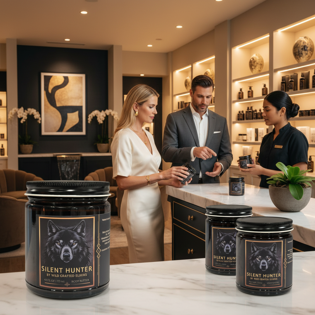 Men's Silent Hunter Body Butter - Travel Size Deep Moisturizer (4.5 oz)