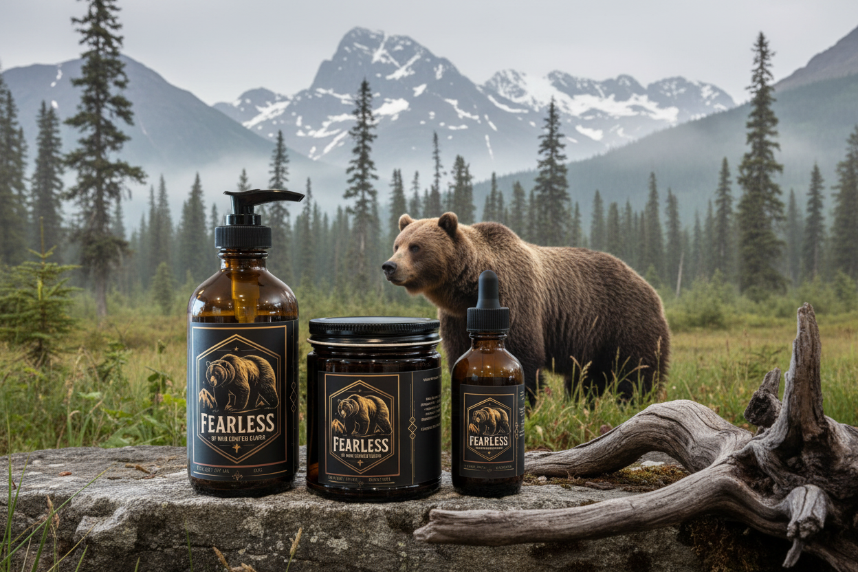 Men's Fearless Complete Care Set | body oil + body butter + beard oil