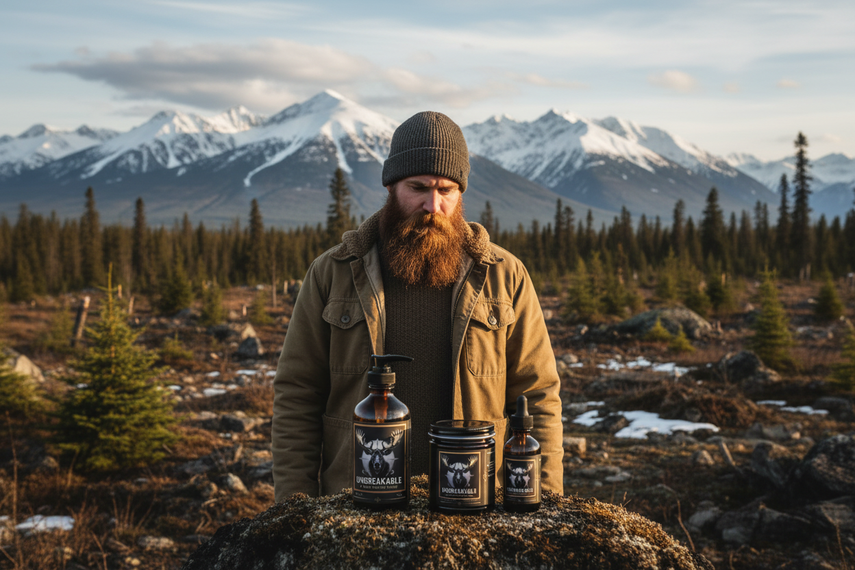 Men's Unbreakable Complete Care Set (Unscented) | body oil + body butter + beard oil