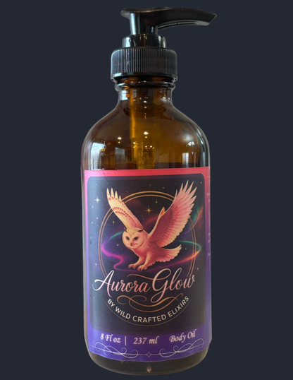 Women's Aurora Glow Body Oil - Radiance-Boosting Moisturizer for Luminous Skin (8 fl oz)
