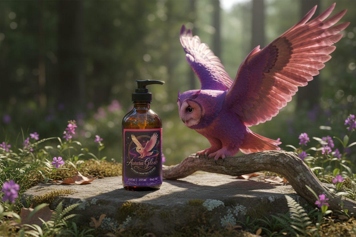 Women's Aurora Glow Body Oil - Radiance-Boosting Moisturizer for Luminous Skin (8 fl oz)