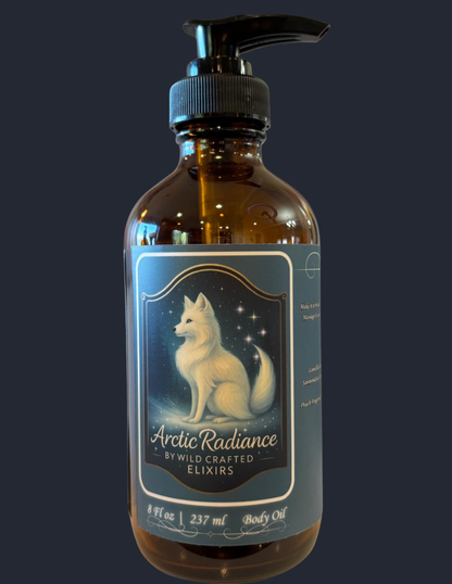 Women's Arctic Radiance Body Oil - Nourishing Moisturizer for Silky, Luminous Skin (8 fl oz)