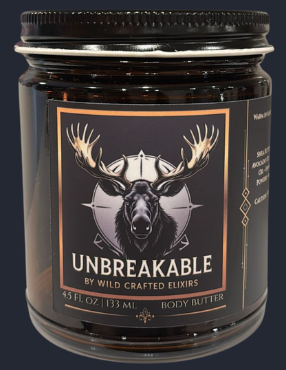 Men's Unbreakable Body Butter for Men - Unscented Deep Moisturizer for Dry Skin (4.5 fl oz)