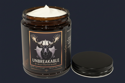 Men's Unbreakable Body Butter for Men - Unscented Deep Moisturizer for Dry Skin (4.5 fl oz)