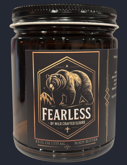 Men's Fearless Body Butter - Rich Deep Moisturizer for Dry, Rough Skin (4.5 fl oz)