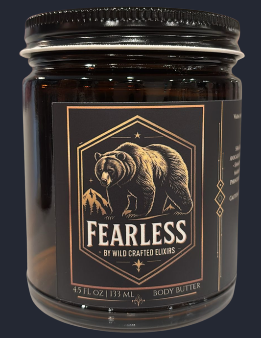 Men's Fearless Body Butter - Rich Deep Moisturizer for Dry, Rough Skin (4.5 fl oz)