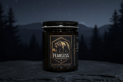 Men's Fearless Body Butter - Rich Deep Moisturizer for Dry, Rough Skin (4.5 fl oz)