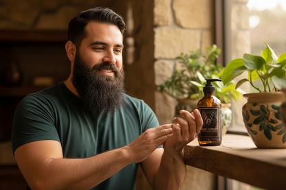 Men's Silent Hunter Body Oil - Lightweight Natural Moisturizer (8 fl oz)