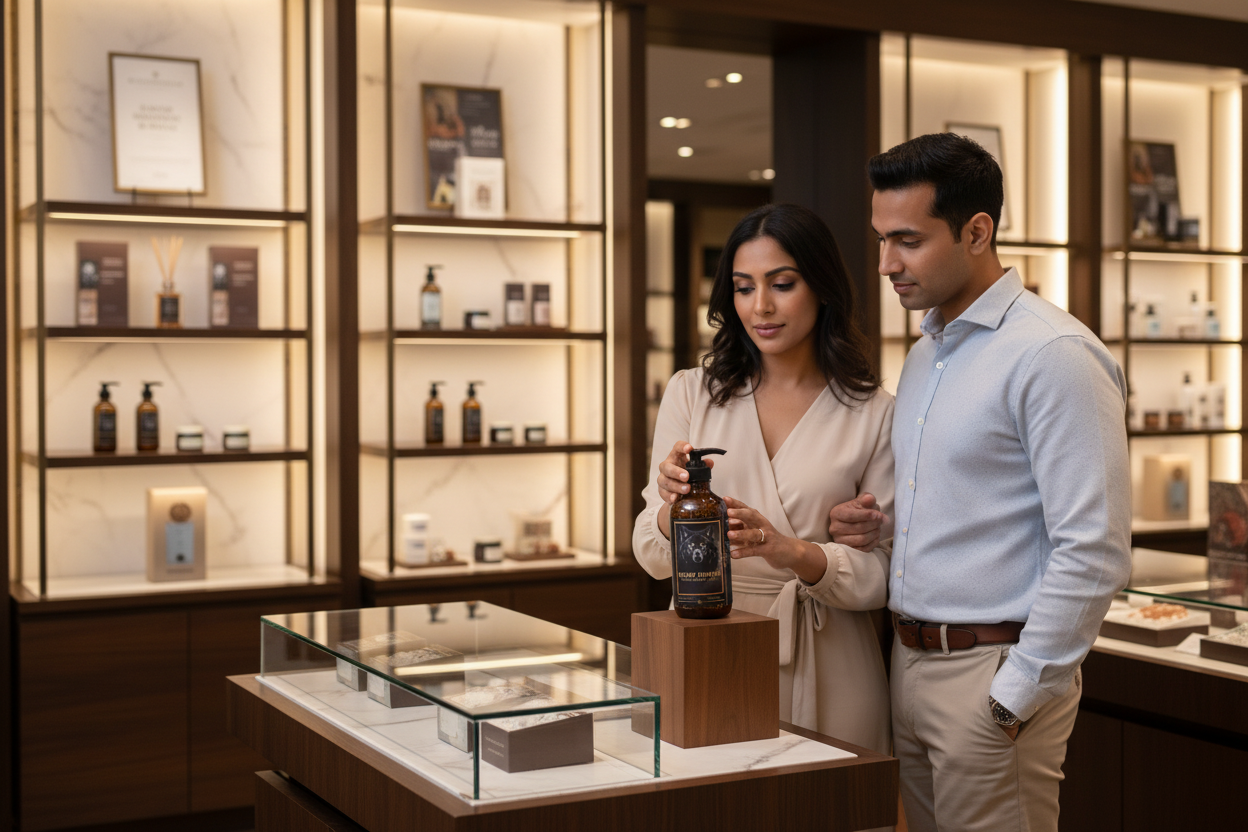 Men's Silent Hunter Body Oil - Lightweight Natural Moisturizer (8 fl oz)