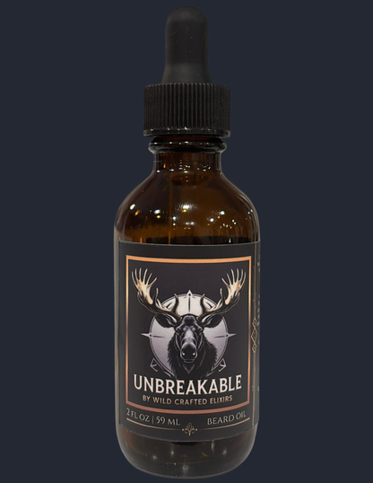 Men's Unbreakable Beard Oil - Unscented Premium Beard Oil (2 fl oz)