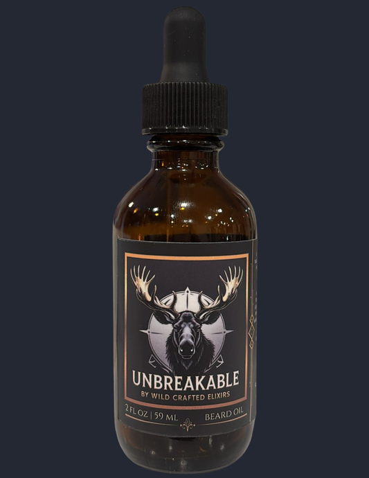 Men's Unbreakable Beard Oil - Unscented Premium Beard Oil (2 fl oz)