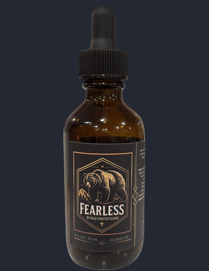 Men's Fearless Beard Oil - Premium Beard Oil with Masculine Scent (2 fl oz)