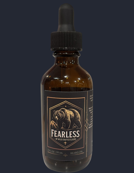 Men's Fearless Beard Oil - Premium Beard Oil with Masculine Scent (2 fl oz)