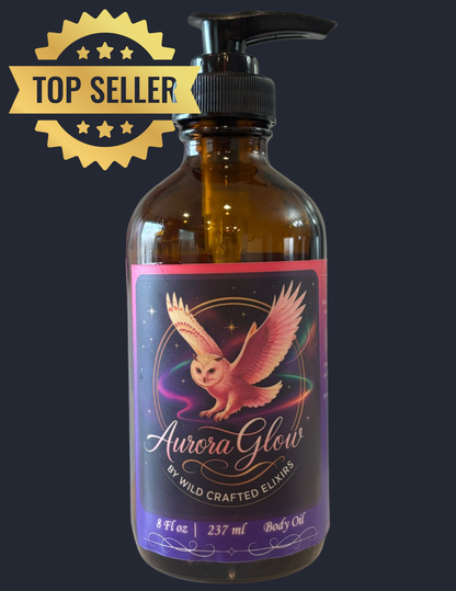 Women's Aurora Glow Body Oil - Radiance-Boosting Moisturizer for Luminous Skin (8 fl oz)