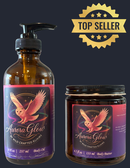 Women's Aurora Glow Radiance Set | Body oil & body butter