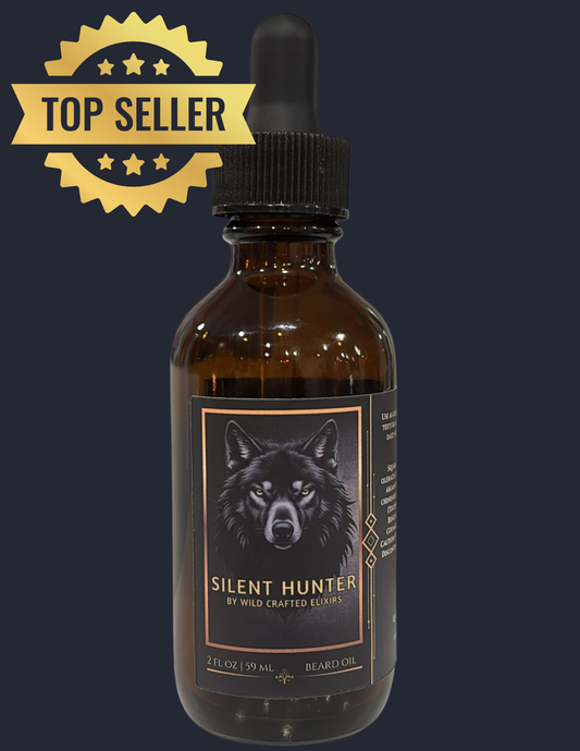 Men's Silent Hunter Beard Oil - Premium Beard Conditioning (2 fl oz)